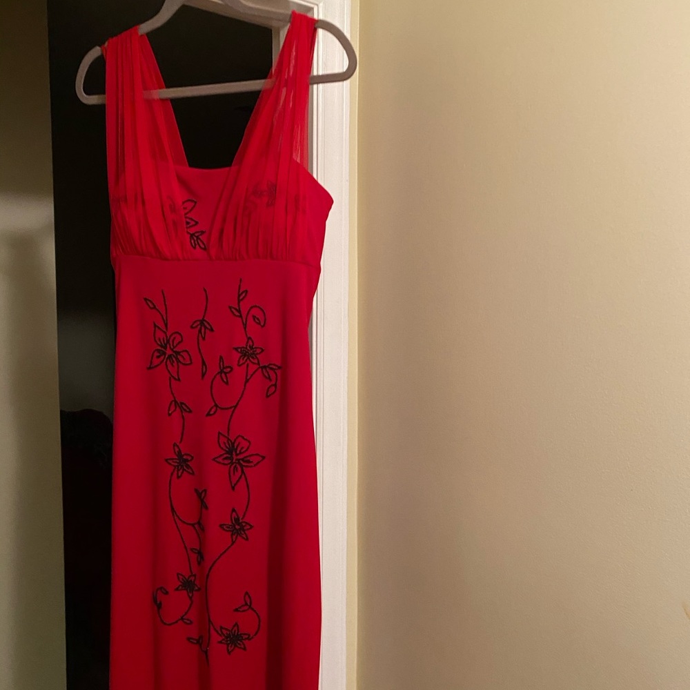 Red dress